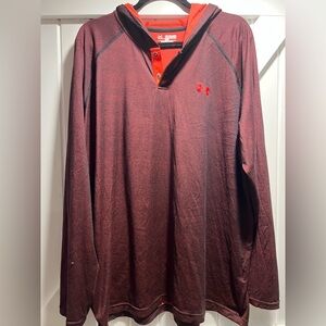 Under Armour Men's Burgundy Long Sleeve Shirt